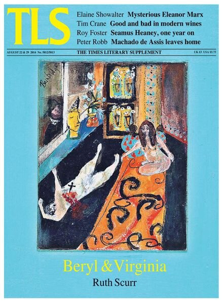 The Times Literary Supplement – August 22-29 2014 Cover