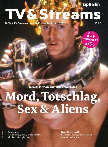 tipBerlin TV & Streams – 15 Februar 2022 Cover