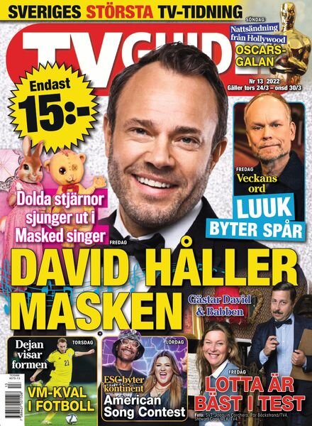 TV-Guiden – 22 mars 2022 Cover