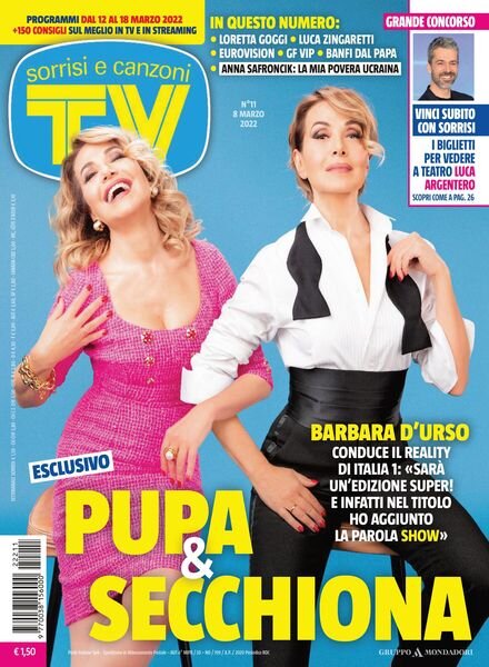 TV Sorrisi e Canzoni – 08 marzo 2022 Cover