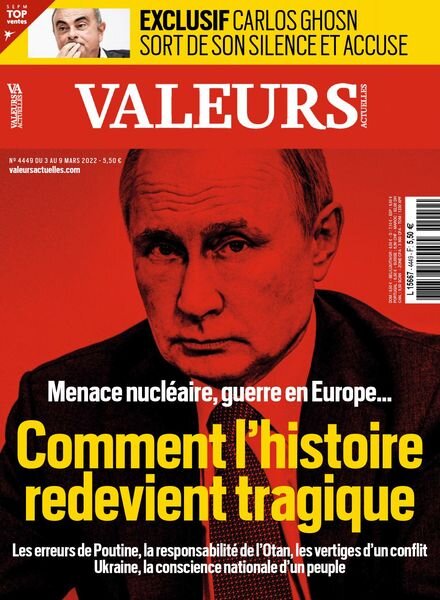 Valeurs Actuelles – 03 mars 2022 Cover