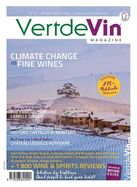 VertdeVin Magazine – December 2021 Cover