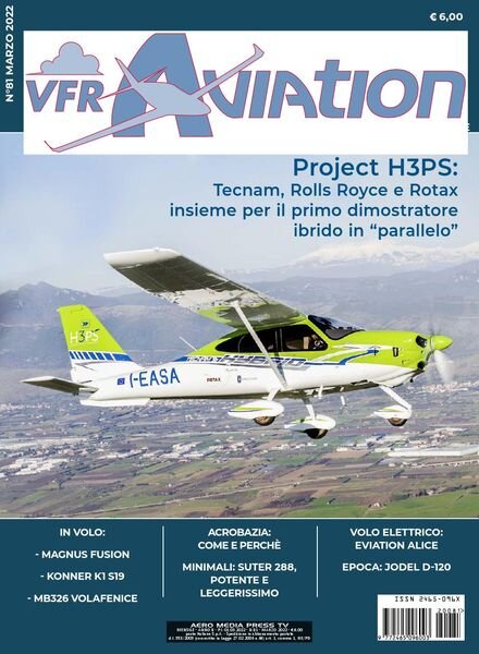 VFR Aviation – Marzo 2022 Cover