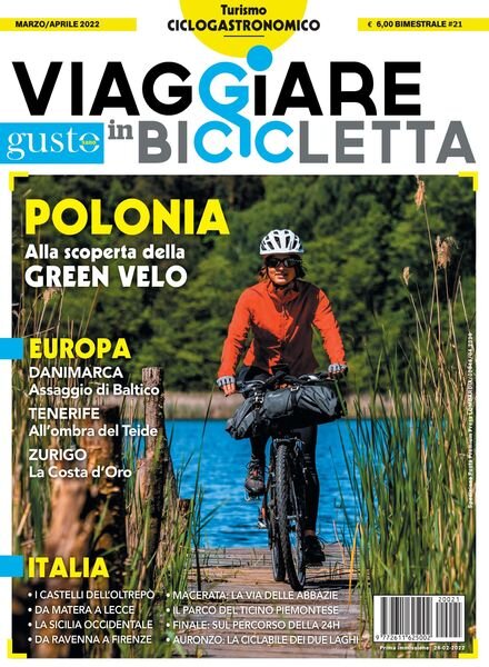 Viaggiare in bicicletta con Gusto – aprile 2022 Cover