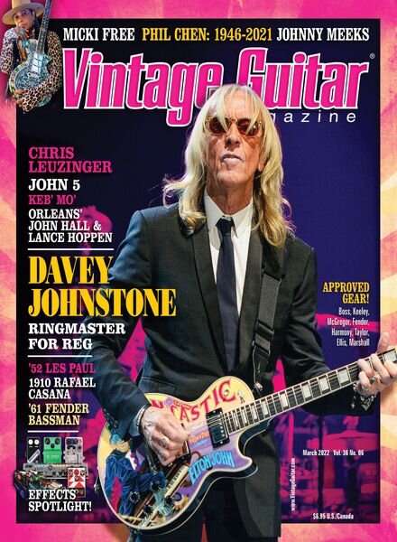 Vintage Guitar – April 2022 Cover