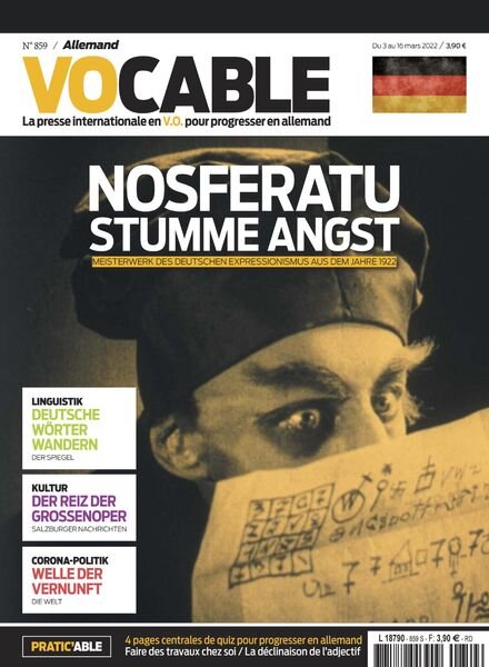 Vocable Allemand – 3 Mars 2022 Cover