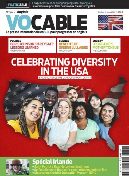 Vocable Anglais – 3 Mars 2022 Cover