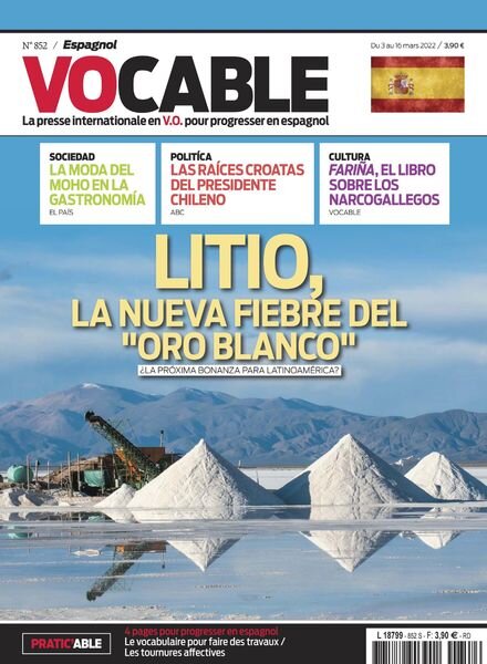 Vocable Espagnol – 3 Mars 2022 Cover