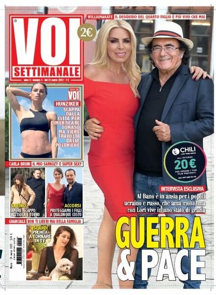 Voi – 09 marzo 2022 Cover