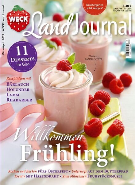 Weck LandJournal – Marz 2022 Cover