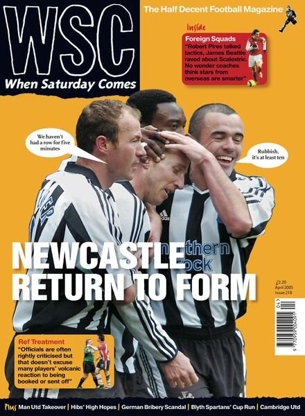 When Saturday Comes – April 2005 Cover