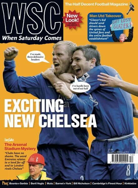 When Saturday Comes – December 2004 Cover