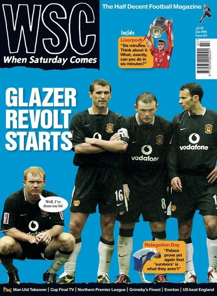 When Saturday Comes – July 2005 Cover