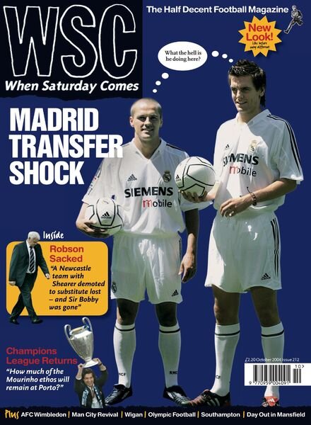When Saturday Comes – October 2004 Cover