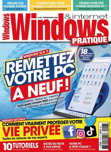 Windows & Internet Pratique – Fevrier-Mars 2022 Cover
