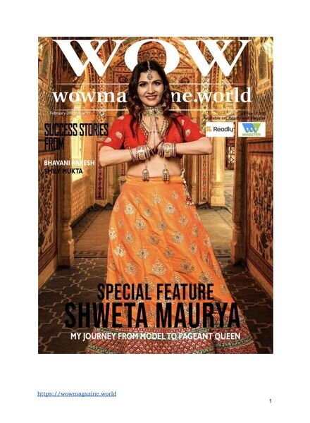 Wow Magazine – March 2022 Cover