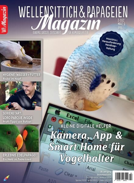 WP-Magazin Wellensittich & Papageien – Marz 2022 Cover