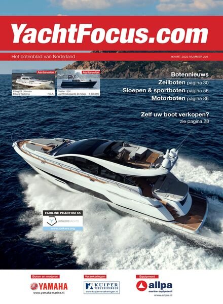 YachtFocus Magazine – maart 2022 Cover