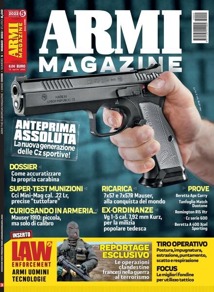 Armi Magazine – maggio 2022 Cover