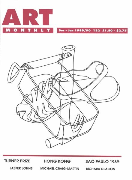 Art Monthly – Deceember-January 1989-90 Cover