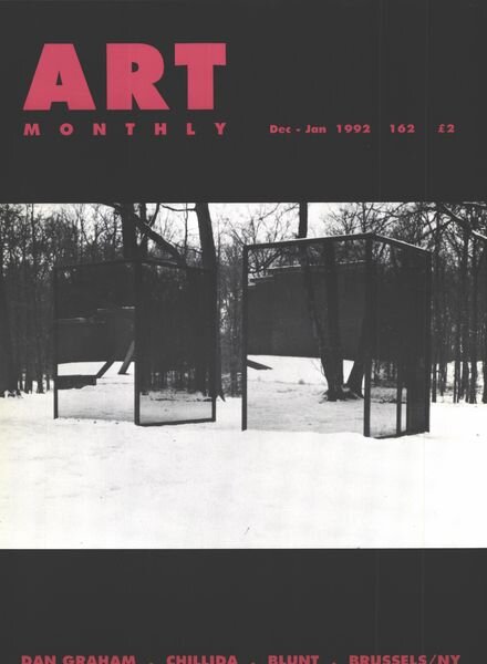 Art Monthly – December-January 1992-93 Cover