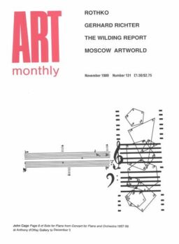 Art Monthly – November 1989