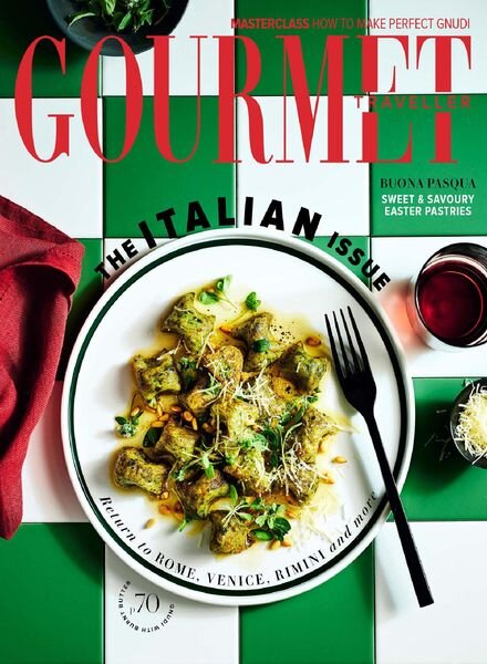 Australian Gourmet Traveller – April 2022 Cover