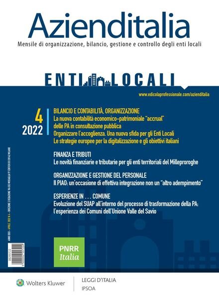 Azienditalia – Aprile 2022 Cover