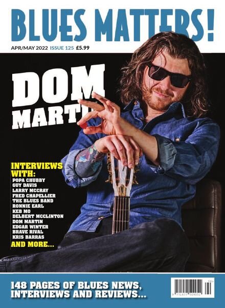 Blues Matters! – Issue 125 – April-May 2022 Cover
