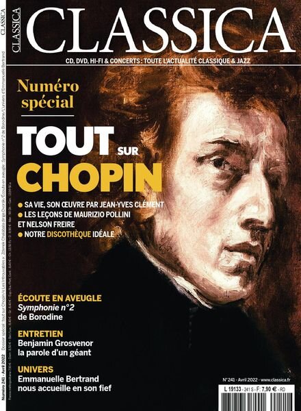 Classica – avril 2022 Cover