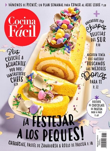 Cocina Facil – abril 2022 Cover