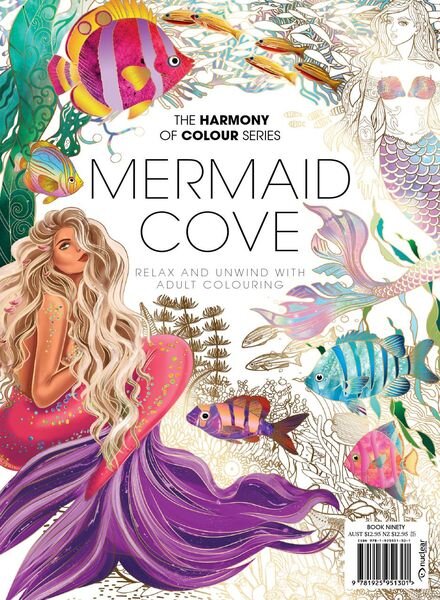 Colouring Book – Mermaid Cove – April 2022 Cover