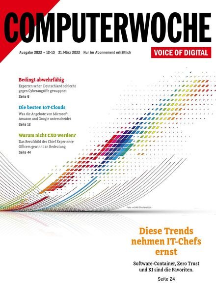Computerwoche – 21 Marz 2022 Cover
