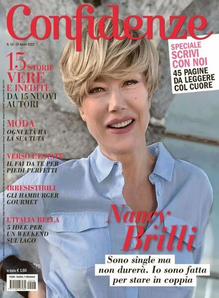 Confidenze – 19 aprile 2022 Cover