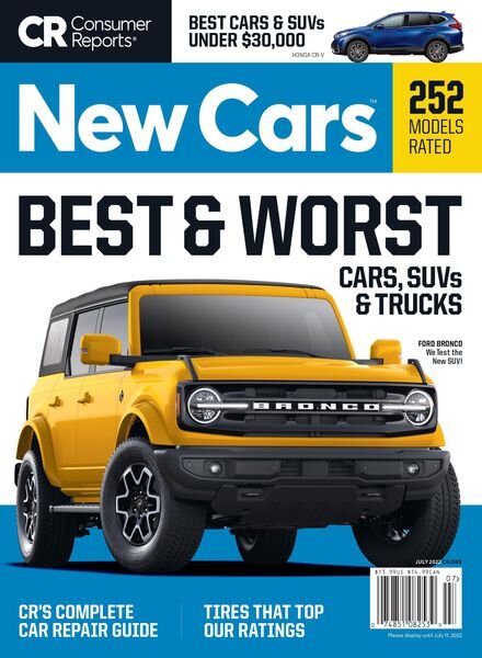 Consumer Reports Cars & Technology Guides – April 2022 Cover