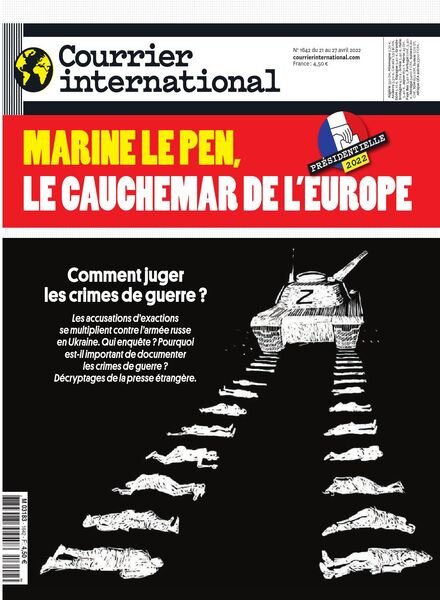 Courrier International – 21 Avril 2022 Cover