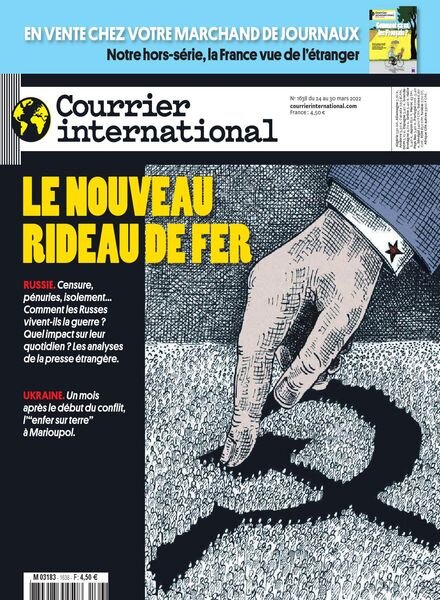 Courrier International – 24 Mars 2022 Cover