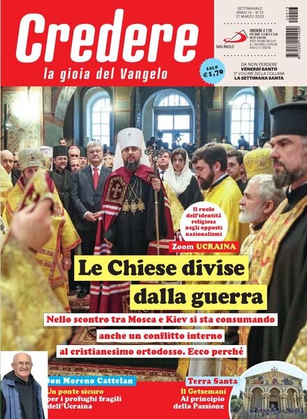 Credere – 27 Marzo 2022 Cover