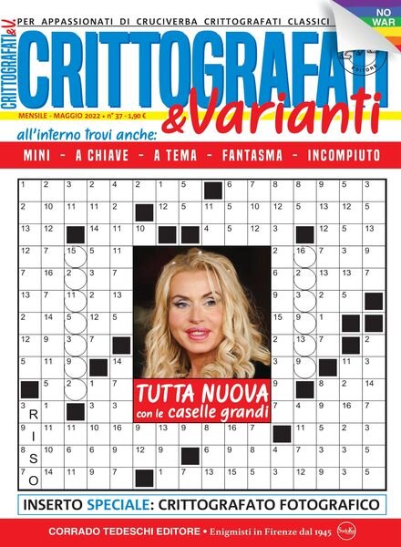 Crittografati & Varianti – maggio 2022 Cover