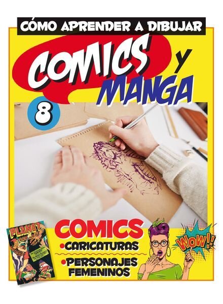 Curso como aprender a dibujar comics y manga – abril 2022 Cover