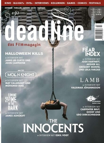 Deadline – Marz-April 2022 Cover