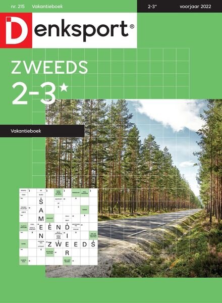 Denksport Zweeds 2-3 vakantieboek – 14 april 2022 Cover