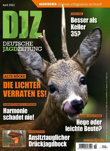 Deutsche Jagdzeitung – April 2022 Cover