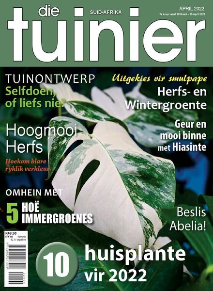 Die Tuinier Tydskrif – April 2022 Cover