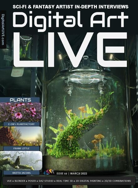 Digital Art Live – Issue 66 March 2022 Cover