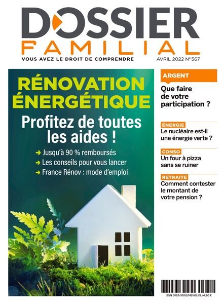 Dossier Familial – Avril 2022 Cover