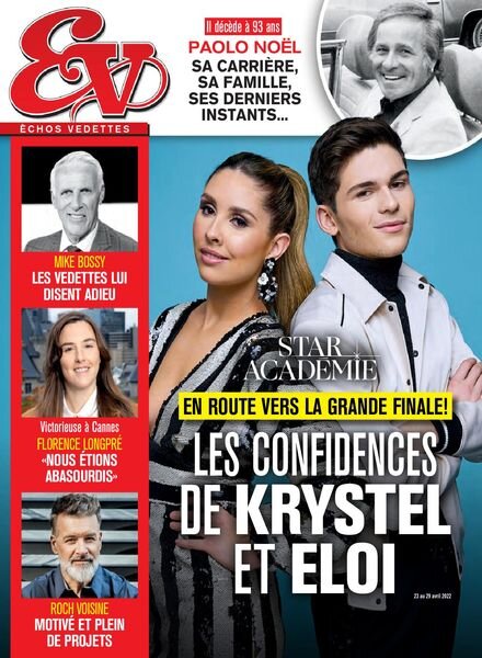 echos Vedettes – 23 avril 2022 Cover