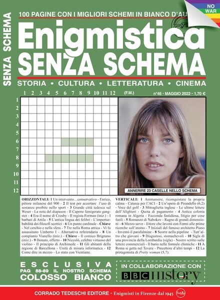Enigmistica Senza Schema – maggio 2022 Cover