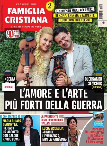 Famiglia Cristiana – 27 Marzo 2022 Cover
