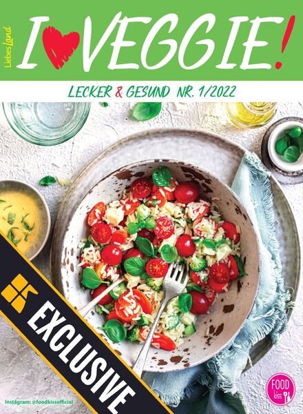 FOODkiss I Love Veggy – Marz 2022 Cover